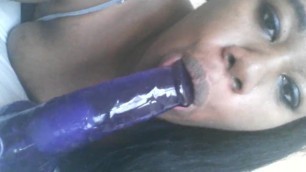 Me Deep Throating my Lovely Dildo