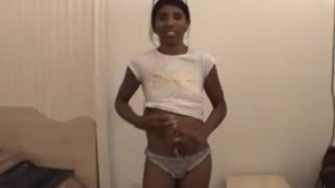 Small Tits Ebony Chick Fingered in her Part4