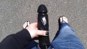 sexy feet & big black cock