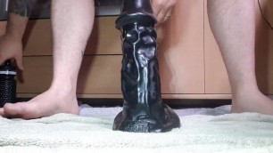 Assplay 10, Big and Bigger black dildo