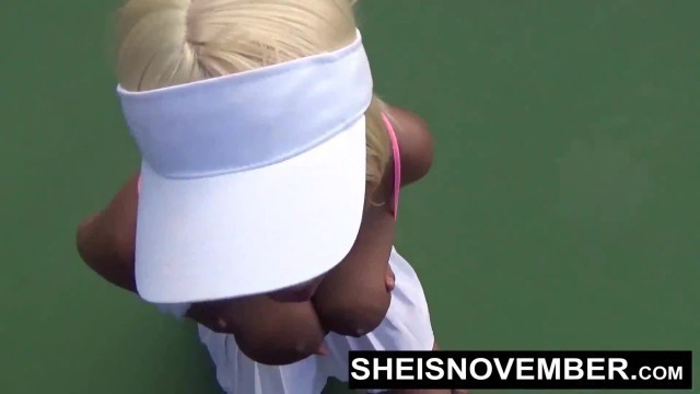 HD Tennis Court Stranger Gets Amazing BJ Throat Fuck From Skinny Innocent Saggy Boobs Ebony Msnovember , Eating An Ice Cream Con