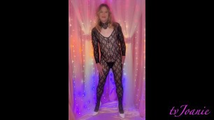 Joanie - Black Lace Bodystocking